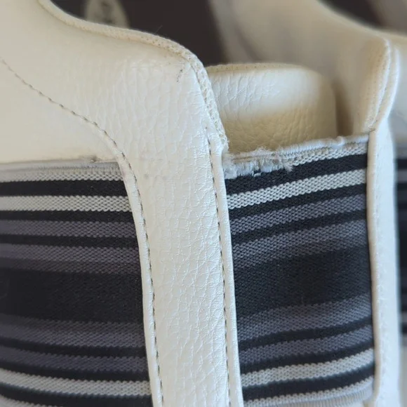 Dr. Scholl's Madi Band Slip On Sneakers 8M White Black Gray - Picture 16 of 16